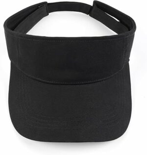 Adjustable Solid Color Visor Cap