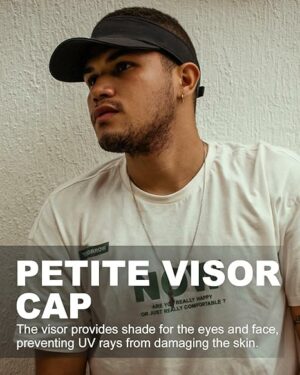 Adjustable Solid Color Visor Cap