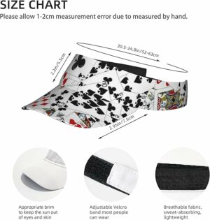 Adjustable UV Protection Visor Cap