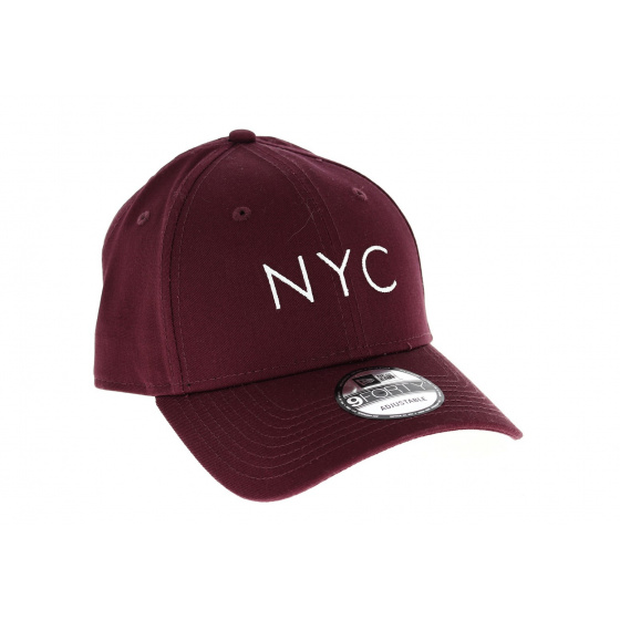 Baseball Cap Essential 9FORTY NY Burgundy