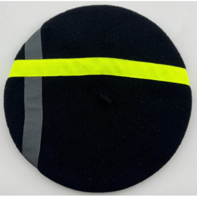 Classic Black Beret with Ribbons