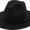 Classic Felt Fedora Hats for Men Women