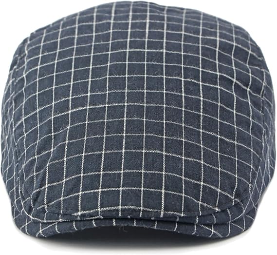 Classic Summer Checkered Hat Cotton