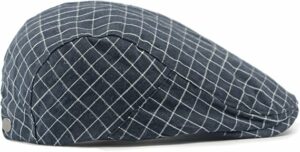 Classic Summer Checkered Hat Cotton