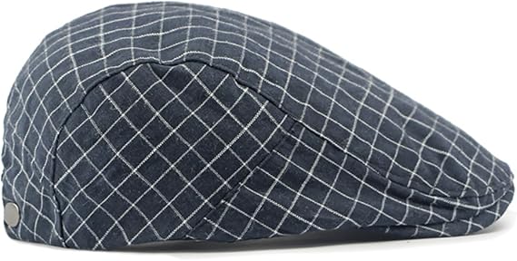 Classic Summer Checkered Hat Cotton