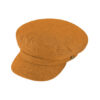Cotton & Linen Cognac Fisherman Cap