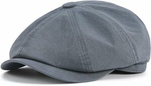 Cotton Vintage Men's Newsboy Cap