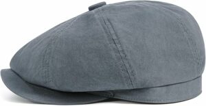 Cotton Vintage Men's Newsboy Cap
