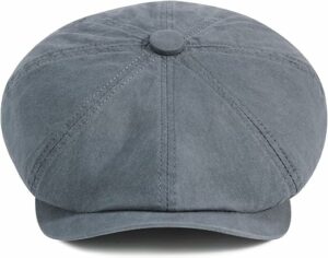 Cotton Vintage Men's Newsboy Cap