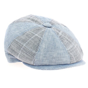 Denim Blue Newsboy Cap