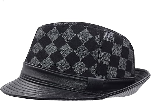 Genuine Leather Fedora Hat