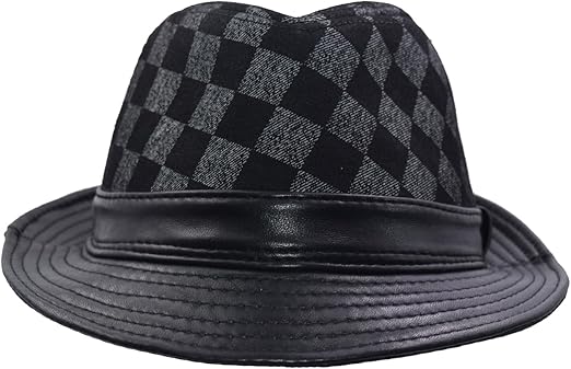Genuine Leather Fedora Hat