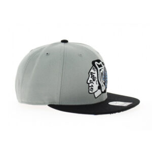 Grey Chicago Blackhawks Manta Baseball Cap