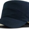 Men Short Brim Army Cap