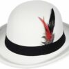 Men Women Short Brim Bowler Hat