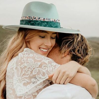 Men & Women Wide Brim Fedora Hat