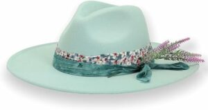Men & Women Wide Brim Fedora Hat