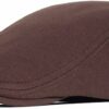Men's Casual Flat Cap - Brown
