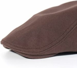 Men's Casual Flat Cap - Brown