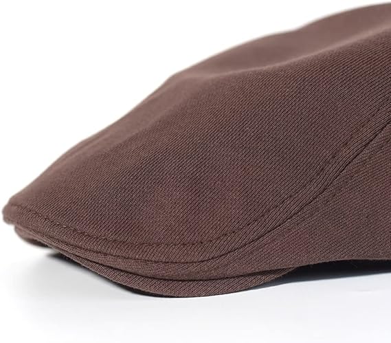 Men's Casual Flat Cap - Brown