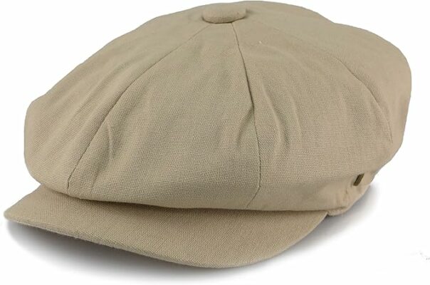 Men's Cotton Applejack Patchwork Newsboy Cap