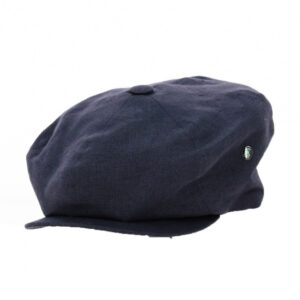 Navy Summer Newsboy Cap