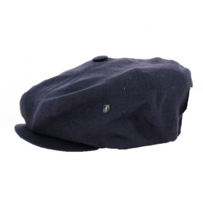 Navy Summer Newsboy Cap