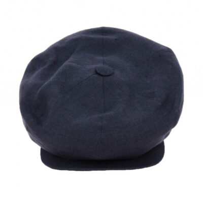 Navy Summer Newsboy Cap