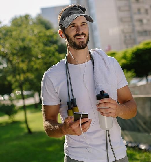 Outdoor Visor Cap for Men - Grey