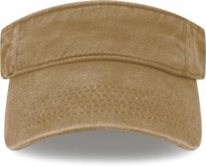 Sports 100% Cotton Visor Cap