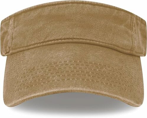 Sports 100% Cotton Visor Cap