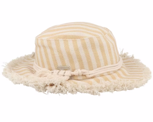 Stripy Fabric Linen Honey Bucket