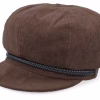 Velvet Baker Boy Cap Teak Vega Cap