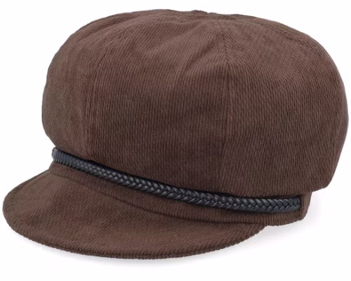 Velvet Baker Boy Cap Teak Vega Cap