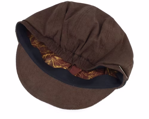 Velvet Baker Boy Cap Teak Vega Cap