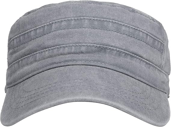 Washed Cotton Army Cap