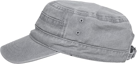 Washed Cotton Army Cap
