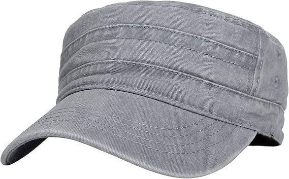 Washed Cotton Army Cap