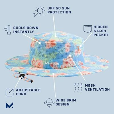 Wide Brim Cooling Anywhere Boonie Hat