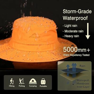 Women Fit Ponytail Packable Boonie Hat