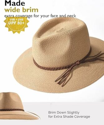 Women Summer Wide Brim Fedora