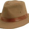 Women Washed Twill Outback Hat