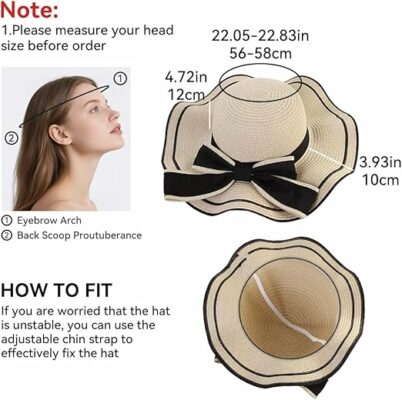 Women's Wide Brim Straw Hat