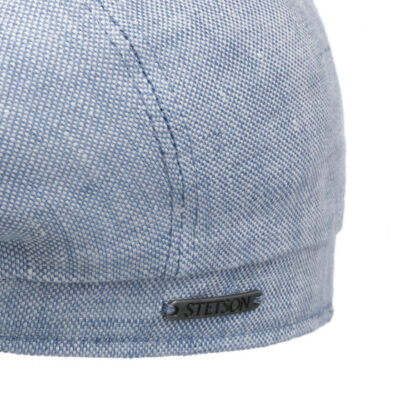 Sky Blue Linen Newsboy Cap