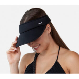 Black Vaitupu Visor Cap