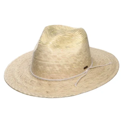 Blake Straw Fedora Hat - Natural
