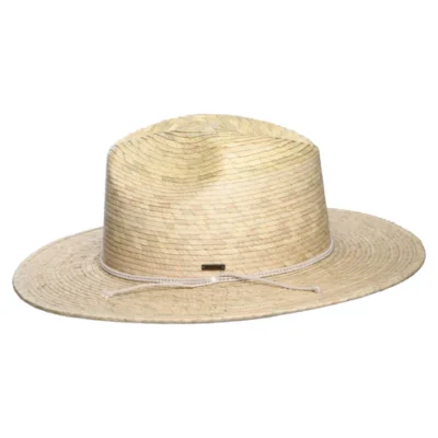 Blake Straw Fedora Hat - Natural