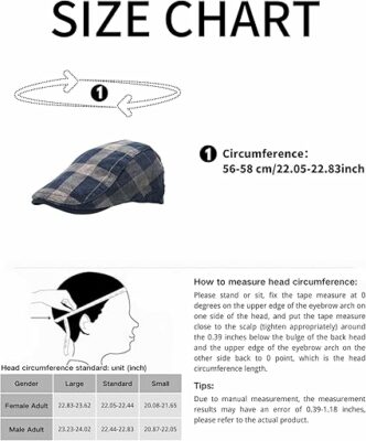 Classic Plaid Ivy Flat Cap
