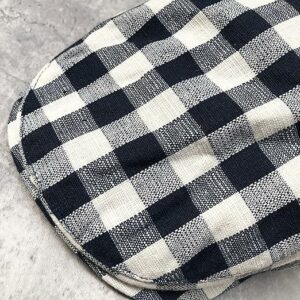 Cotton Checkerboard Ivy Flat Cap