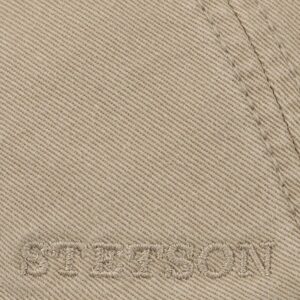 Cotton Ivy Flat Cap In Beige